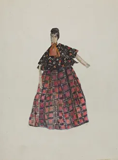 Period Costume Collection: Rag Doll, c. 1936. Creator: Cecily Edwards