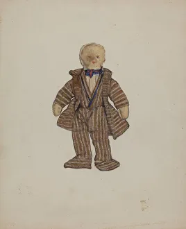 Jane Iverson Prints: Rag Doll, c. 1936. Creator: Jane Iverson