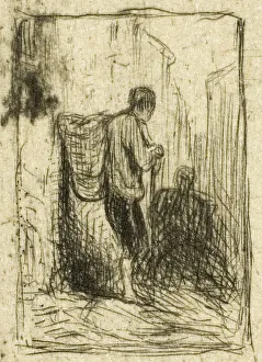 Rag-Picker, c. 1843. Creator: Charles Emile Jacque