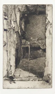 Rag Pickers, Quartier Mouffetard, Paris, 1858. Creator: James Abbott McNeill Whistler