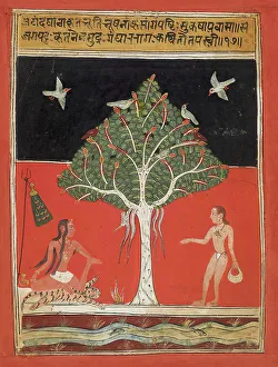 Approaching Prints: Raga Gandhara, 1650-75. Creator: Unknown