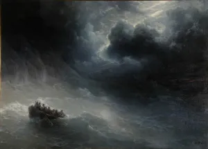 Surge Gallery: Rage Of Elements. Artist: Aivazovsky, Ivan Konstantinovich (1817-1900)