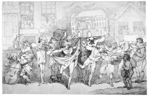 Street Entertainer Prints: Ragged musicians and dancers, 1791. Artist: Thomas Rowlandson