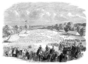 Marquee Prints: Ragged School Festival at Muswell-Hill, 1860. Creator: Unknown