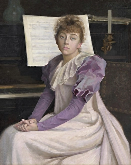 Ragnhild Juel, probably 1892. Creator: Lily Christie