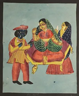 And Graphite Underdrawing On Paper Gallery: Rai Raja, 1800s. Creator: Unknown