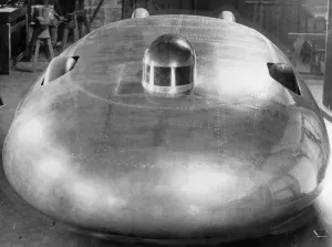 Brooklands Prints: Railton Special Land Speed Record car, Brooklands, Surrey, 1938