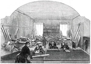 Railway Room, Office of the Board of Trade, 1845. Creator: Unknown