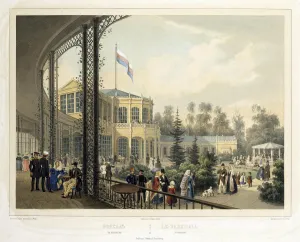Pavlovsk Prints: The Railway station in Pavlovsk