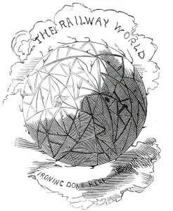 World Collection: The Railway World - Ironing Done Here, 1845. Creator: Alfred Crowquill