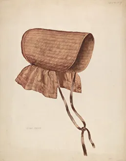 Warm Prints: Rain Bonnet, c. 1937. Creator: Lillian Causey