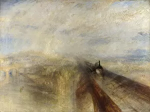 Images Dated 2nd November 2013: Rain, Steam, and Speed. The Great Western Railway, 1844. Artist: Turner