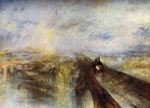 Images Dated 2nd August 2006: Rain, Steam and Speed - the Great Western Railway, c1844, (1912).Artist: JMW Turner