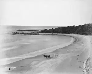 British Colony Prints: Rainbow Bay, Point Danger, Coolangatta, Queensland, c1894. Creator: Poul C Poulsen