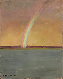 Vallotton Prints: The Rainbow, c1909. Creator: Vallotton, Felix Edouard (1865-1925)