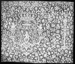 Images Dated 24th November 2007: Raised Venetian or rose point lace, 17th century, (1901). Artist: Bemrose