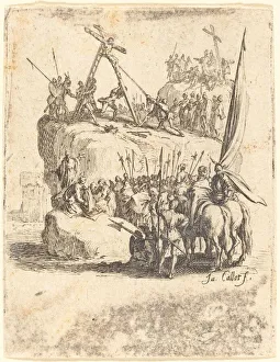 Raising of the Cross, c. 1624 / 1625. Creator: Jacques Callot