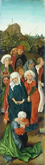 Devotion Prints: Raising of the Cross (Left Wing of the Triptych)