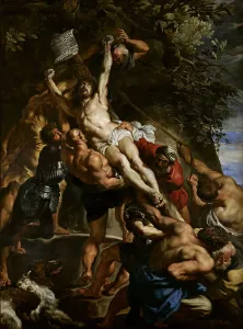 Pieter Paul 1577 1640 Prints: The Raising of the Cross (Triptych)