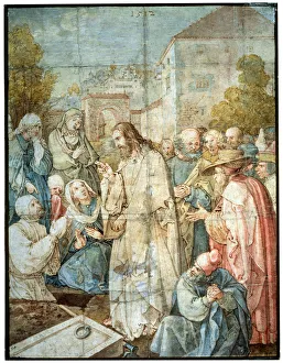 Bethany Prints: The Raising of Lazarus, 1512. Artist: Albrecht Durer