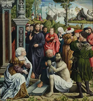 Lucas Jacobsz Prints: The Raising of Lazarus, 1515-1520