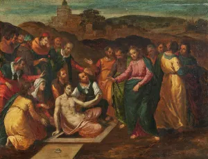 The Raising of Lazarus, 17th century. Creator: Scarsellino