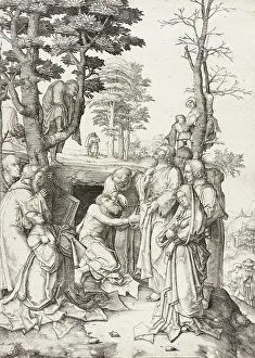 Lucas Jacobsz Prints: The Raising of Lazarus, c1507. Creator: Lucas van Leyden