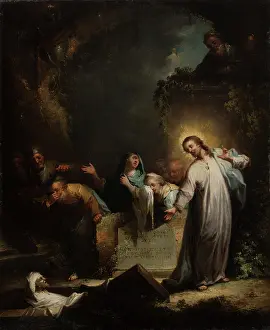 Miracle Prints: The Raising of Lazarus, c1750-1765. Creator: Johann Georg Trautmann