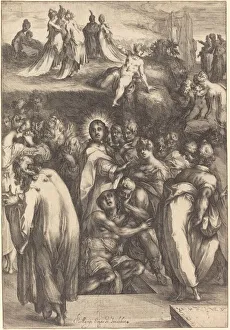 Etching On Laid Paper Gallery: The Raising of Lazarus. Creator: Jacques Bellange