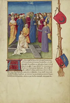 Letter H Prints: The Raising of Lazarus; La Passion de nostre seigneur ihesus christ