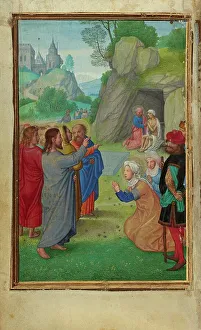Simon Benig Prints: The Raising of Lazarus; Prayer Book of Cardinal Albrecht of Brandenburg