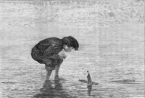 Paddling Prints: Raising the Wind, by J. Henderson, 1871. Creator: William Hollidge