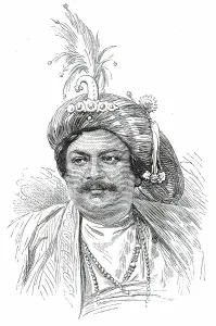 Rajah Prints: Rajah Harendra Krishna, 1876. Creator: Unknown