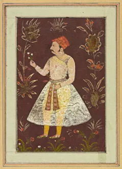 Muslin Prints: Rajput Nobleman, ca. 1630-1640. Creator: Unknown