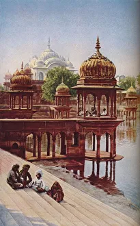 Rajputana, early 19th century, (c1930s). Artist: Richard Thomas Underwood Rajputana, early 19th century, (c1930s). Artist: Richard Thomas Underwood