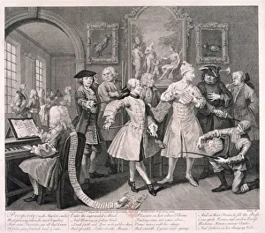 A Rakes Progress, 1735; plate II of VIII. Artist: William Hogarth