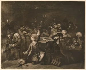 Failed Collection: A Rakes Progress - 6: The Gaming House, 1733. Artist: William Hogarth