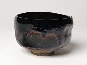 Tea Cup Prints: Raku-Ware Tea Bowl, 18th century. Creator: Raku Ryonyu