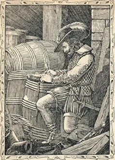 Childs History Of England Collection: Raleigh in the Tower, 1902. Artist: Patten Wilson