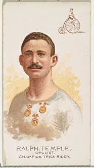 Bicycles Collection: Ralph Temple, Cyclist, Champion Trick Rider, from Worlds Champions