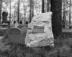 Massachusetts United States Prints: Ralph Waldo Emerson's grave
