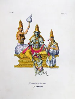 Hindu Prints: Ramavataram, 1828. Artist: Marlet et Cie
