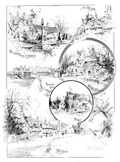 Quaint Prints: Rambling Sketches: Broadway, Worcestershire, 1895. Creator: Unknown