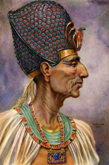 Rameses II, Ancient Egyptian pharaoh of the 19th Dynasty, 13th century BC (1926). Artist: Winifred Mabel Brunton Rameses II, Ancient Egyptian pharaoh of the 19th Dynasty, 13th century BC (1926). Artist: Winifred Mabel Brunton