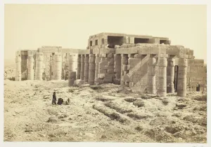Ramesseum Prints: The Rameseum, 1858 / 62. Creator: Francis Frith