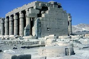 The Ramesseum, Temple of Rameses II, Luxor, Egypt