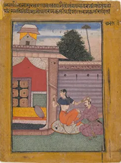 Late Prints: Ramkali Ragini: Folio from a ragamala series (Garland of Musical Modes), ca. 1605-06