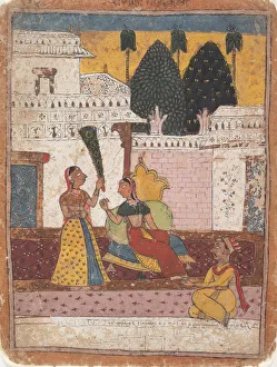 Fly Whisk Prints: Ramkali Ragini: Page from a Dispersed Ragamala Series (Garland of Musical Modes)