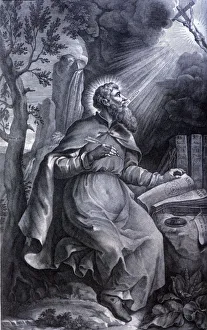 Theologian Prints: Ramon Llull (1235-1315), Spanish theologian and philosopher