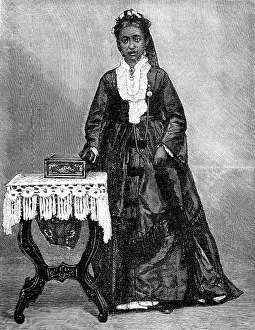 Malagasy Prints: Ranavalona III. the new Queen of Madagascar, 1883. Creator: Unknown